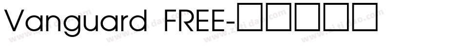 Vanguard FREE字体转换